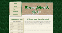 Desktop Screenshot of greenstgrill.com